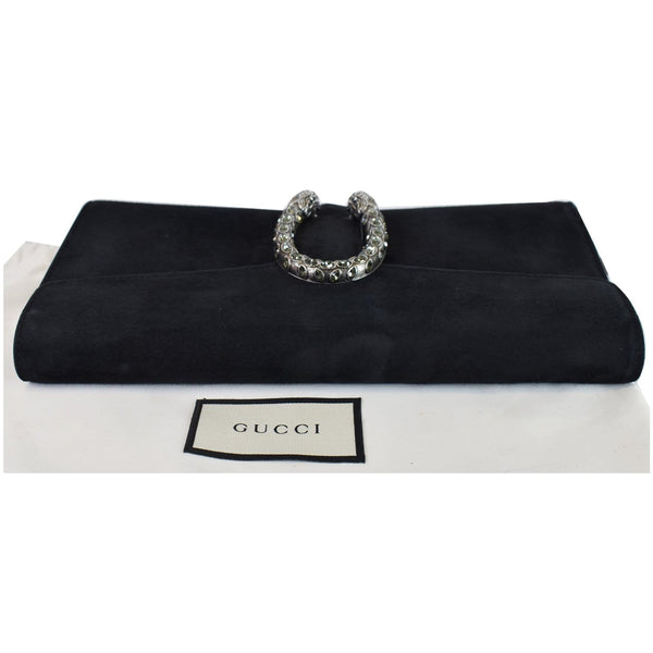 Gucci Dionysus Small Velvet Clutch Bag Black 425250 - gucci women pouch