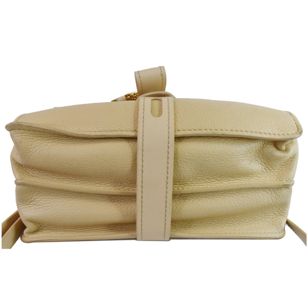CHLOE Medium Aby Day Grained Leather Shoulder Bag Cream