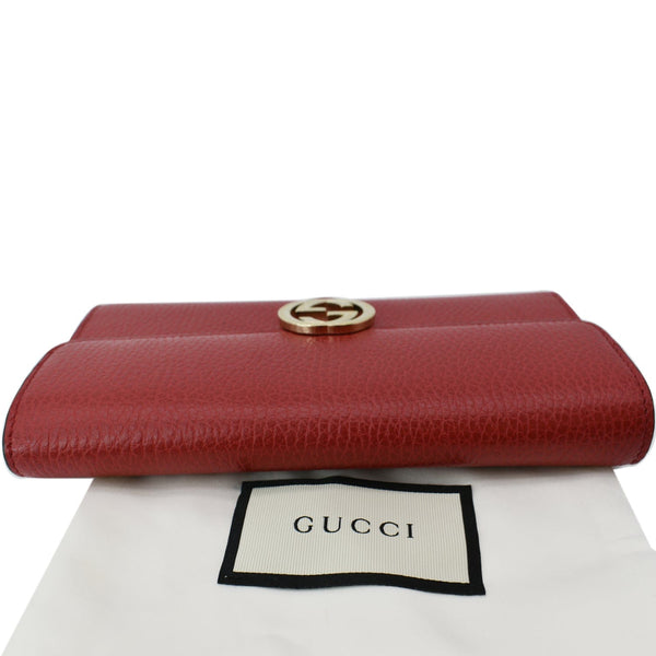Gucci GG Interlocking Continental Leather Wallet - DDH
