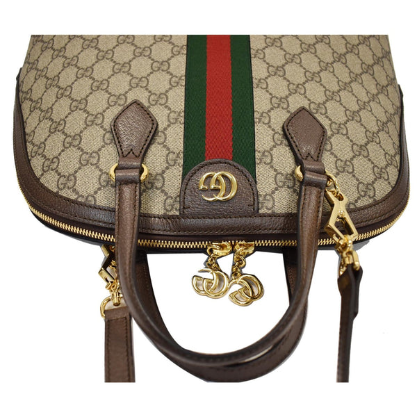 Gucci Ophidia GG Canvas Medium Top Handle Handbag