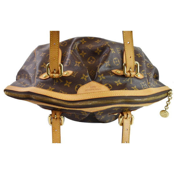 LOUIS VUITTON Tivoli GM Monogram Canvas Shoulder Bag Brown