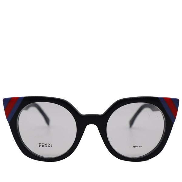 FENDI FF 0246 PJP Waves Dark Blue Striped Red Black Frame  display picture 3
