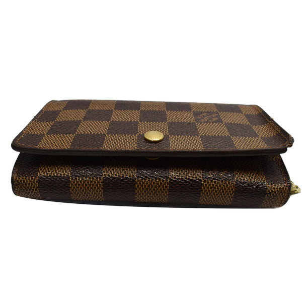 Louis Vuitton Porte Monnaie Flap Wallet Brown