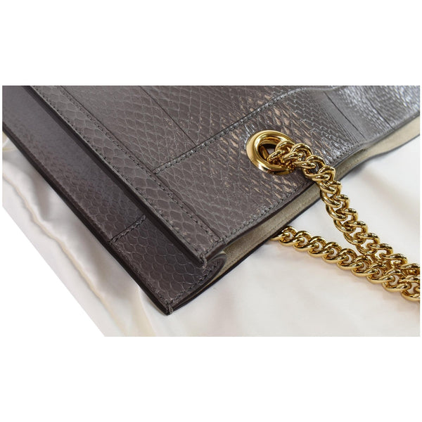 Gucci Rajah Large Snakeskin Tote Shoulder Bag for women
