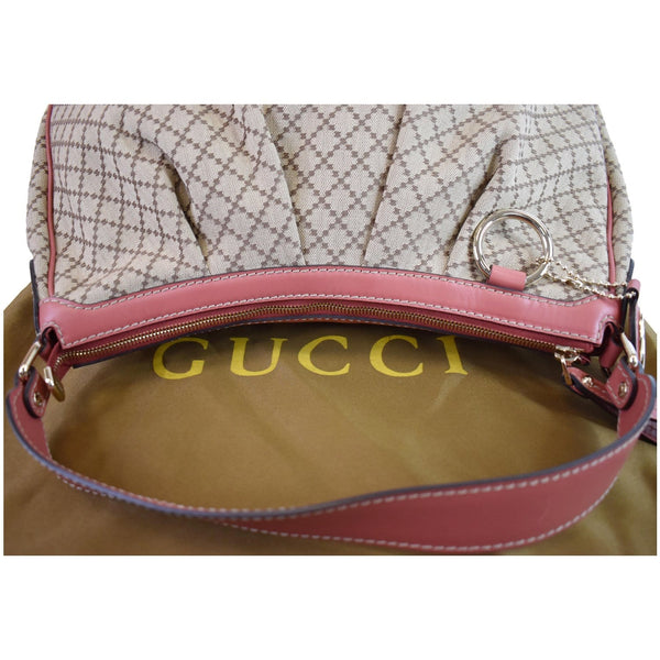 Gucci Medium Sukey hobo bag pink leather trim
