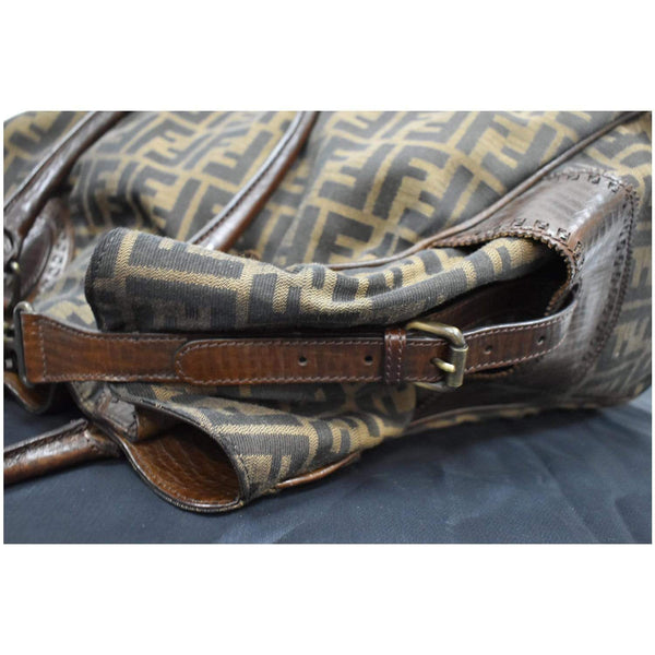 Fendi De Jour Large Canvas Large Tote Bag - leather strap