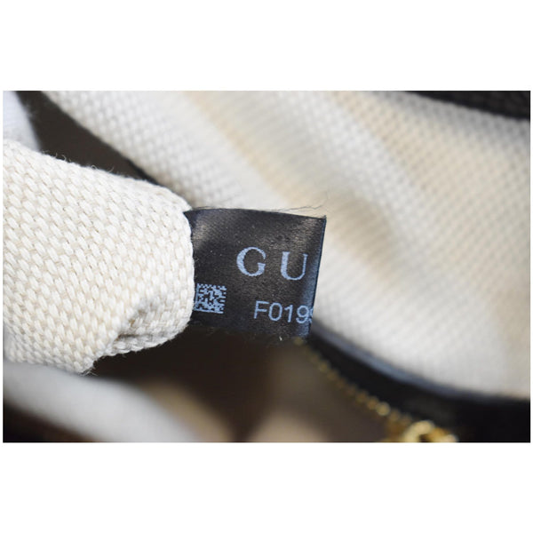 GUCCI Soho Small Pebbled Leather Shoulder Bag Black 336751