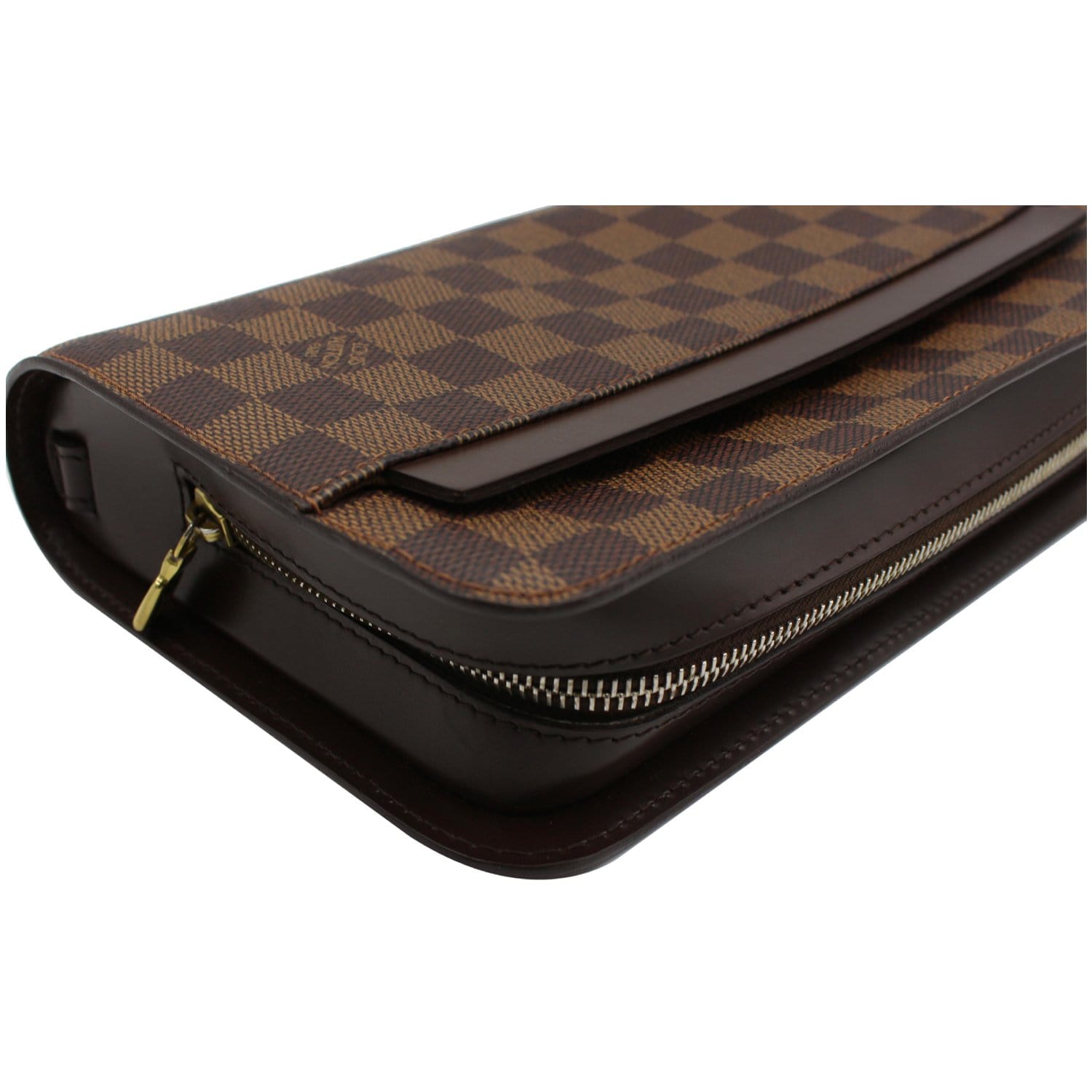 Authentic Louis Vuitton Damier Saint Louis Clutch Hand Bag Purse N51993 LV  J9922