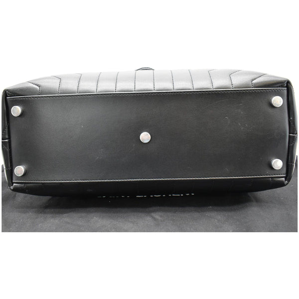 YVES SAINT LAURENT Large Loulou Matelasse Leather Chain Shoulder Bag Black