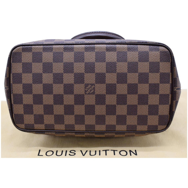 LOUIS VUITTON Saleya PM Damier Ebene Tote Bag Brown