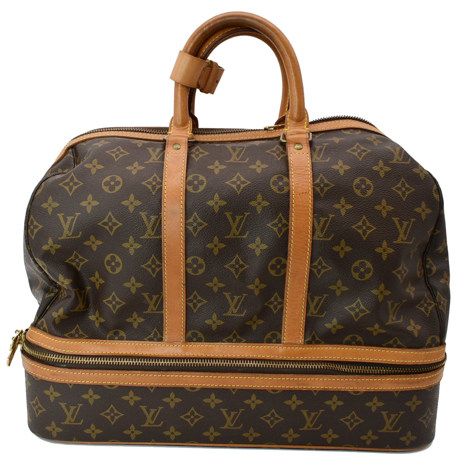Louis Vuitton Monogram Sac Sport Shoe Trunk Duffle Upcycle Ready 6L524s at  1stDibs