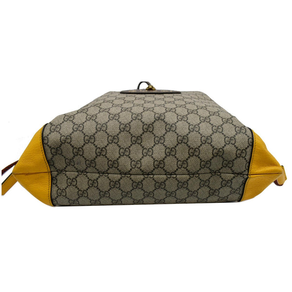 Gucci Neo Vintage Drawstring GG Supreme Canvas Backpack bottom