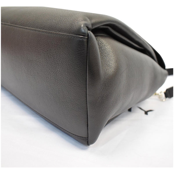 GIVENCHY Pandora Box Medium Grained Leather Shoulder Bag Black