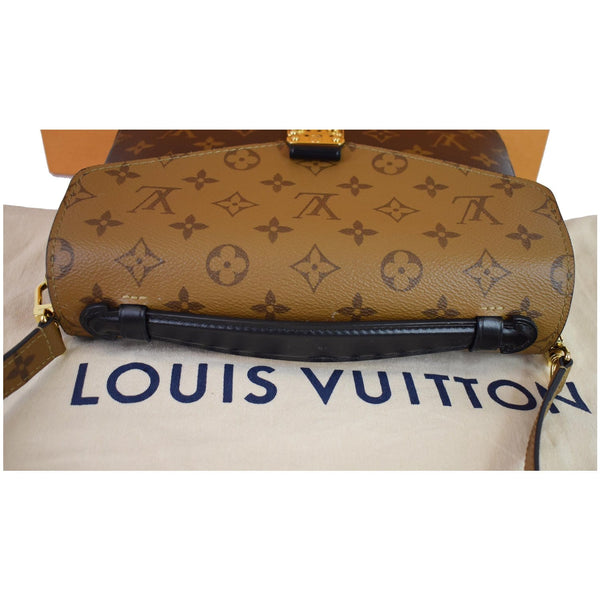LOUIS VUITTON Metis Pochette Reverse Monogram Canvas Crossbody Bag Brown
