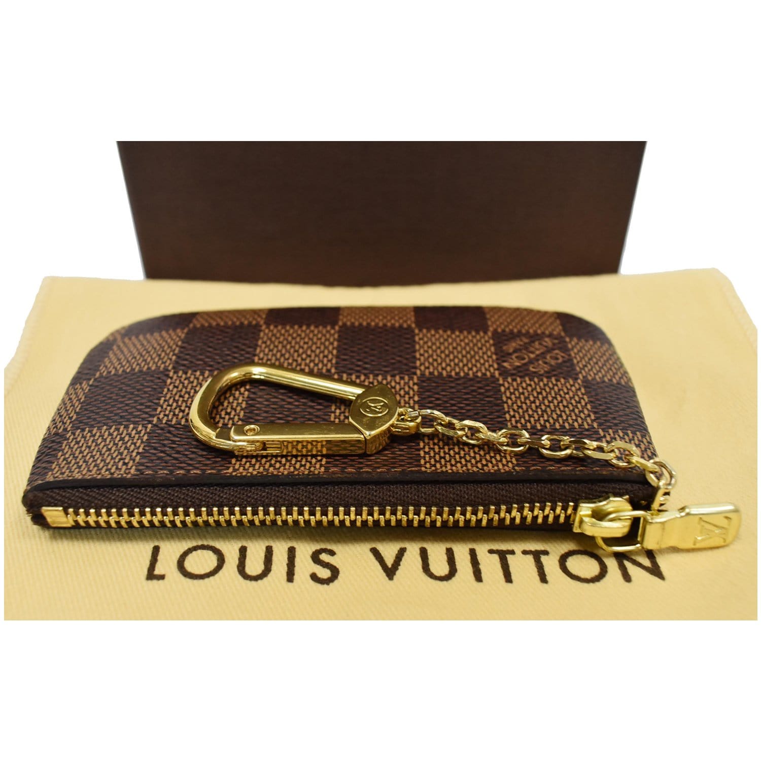 Louis Vuitton Damier Ebene Duomo with Lock, Key, Clochette, Dust
