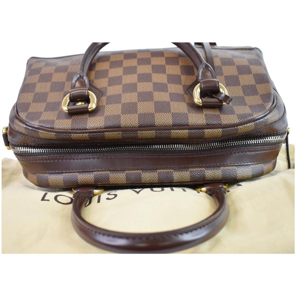 LOUIS VUITTON Duomo Damier Ebene Canvas Duomo Satchel Bag Brown