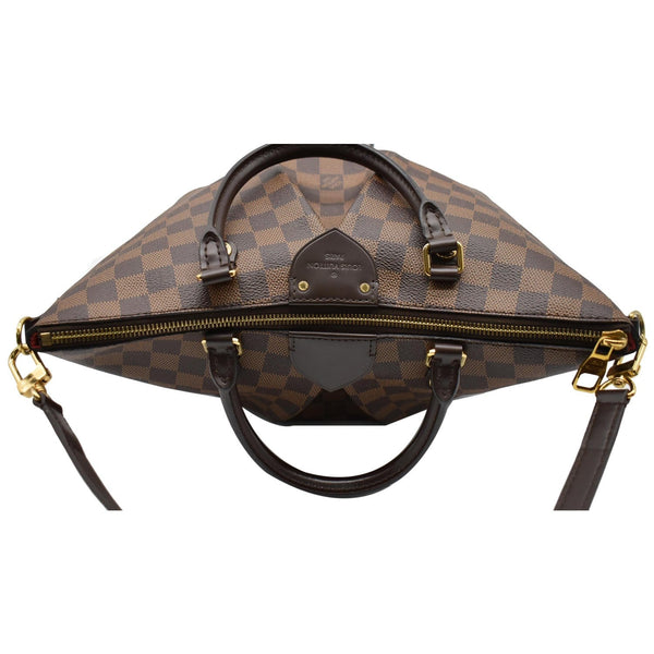 LOUIS VUITTON Siena MM Damier Ebene Shoulder Bag Brown