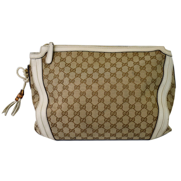 GUCCI Medium Bella GG Canvas Hobo Bag Beige 269949