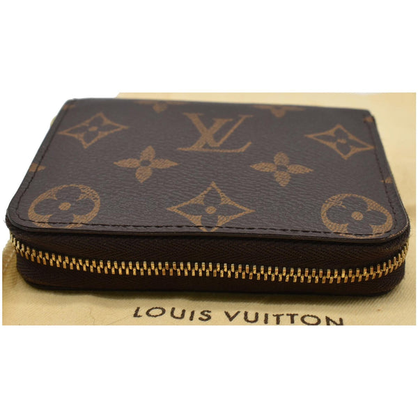 LOUIS VUITTON Monogram Canvas Zippy Coin Purse Brown