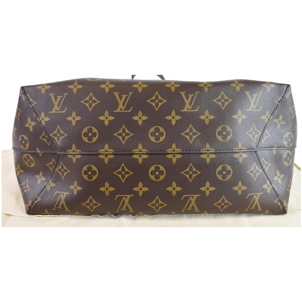 LOUIS VUITTON Flower Hobo Monogram Canvas Shoulder Hobo Bag Brown