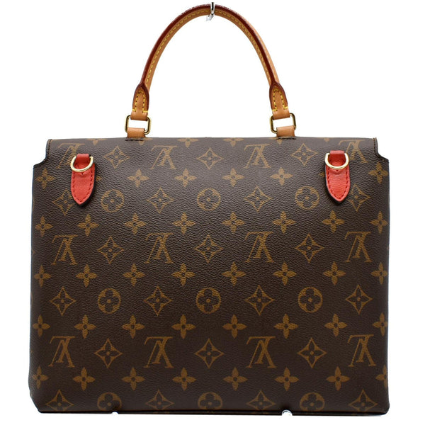 LOUIS VUITTON Marignan Monogram Canvas Shoulder Bag Coquelicot