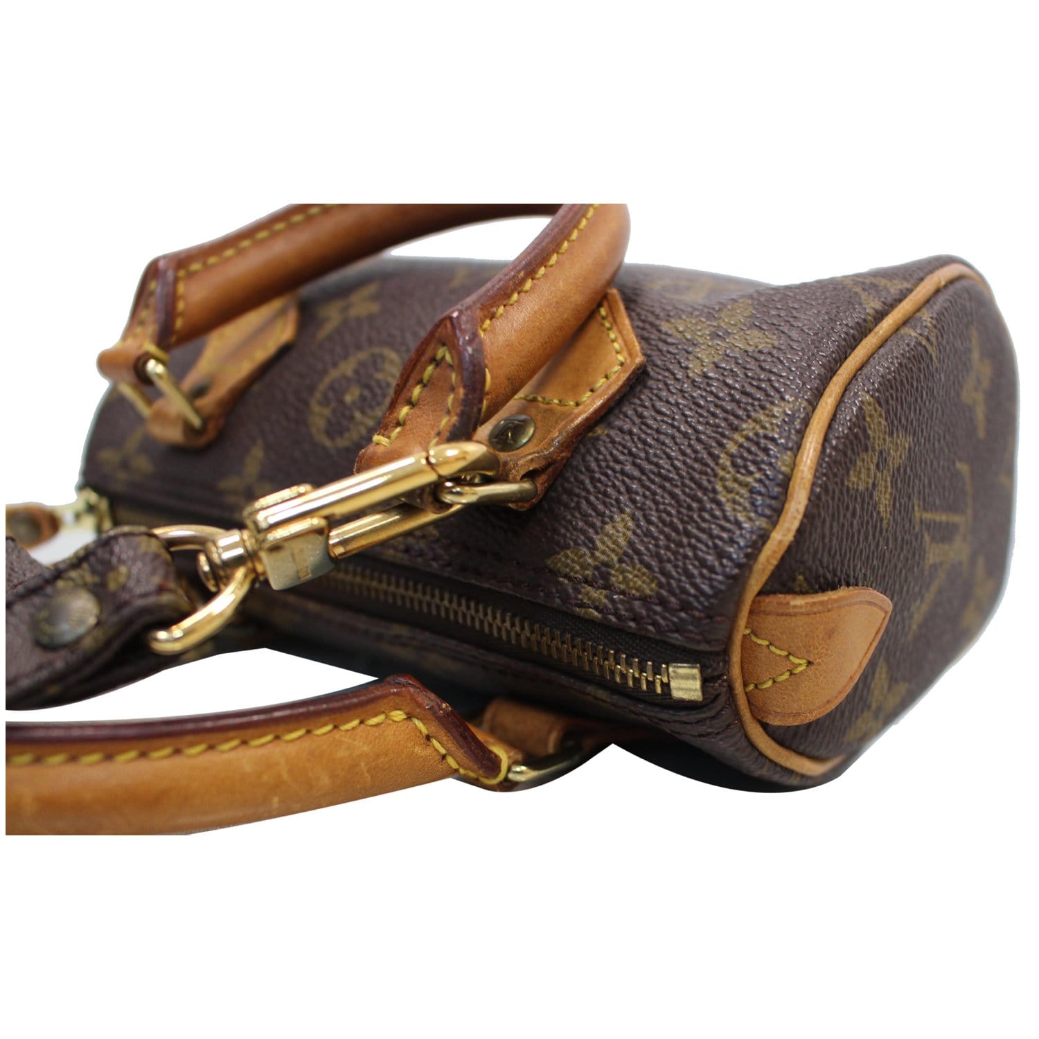 Louis Vuitton, Bags, Louis Vuitton Brown Monogram Speedy Sd57 Shoulder  Bag Purse Small Mini Vintage