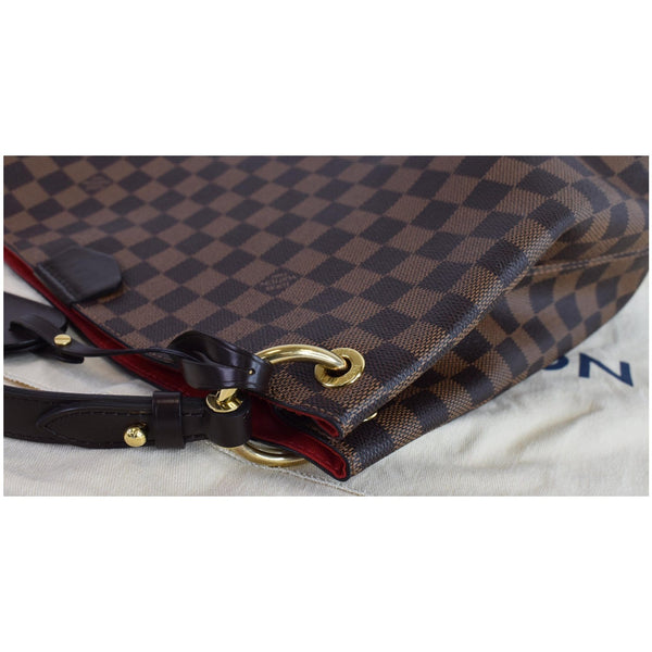 LOUIS VUITTON Graceful PM Damier Ebene Shoulder Bag Brown