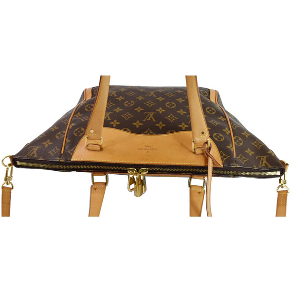 Louis Vuitton Estrela MM NM Monogram Canvas Tote Bag - top zip closure