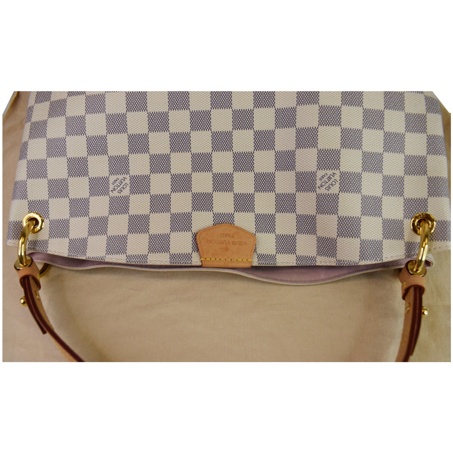 Graceful MM Damier Azur – Keeks Designer Handbags