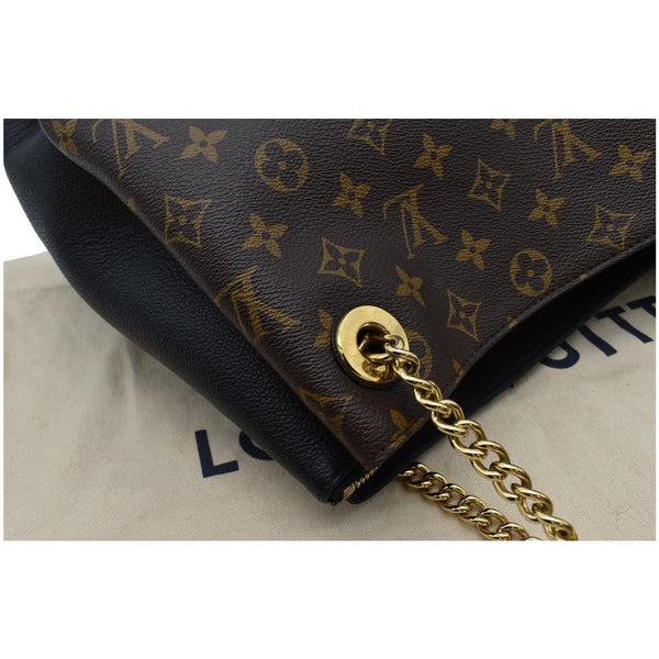LOUIS VUITTON Surene MM Monogram Canvas Shoulder Bag Black