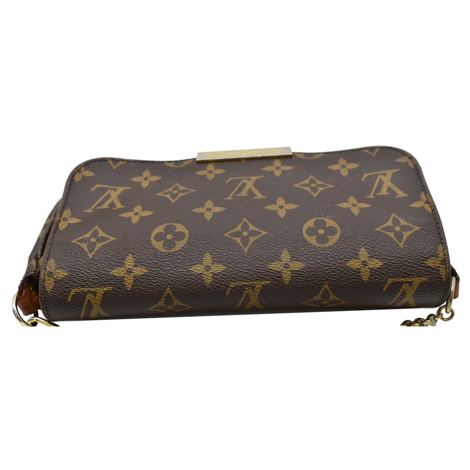 Viva cité cloth clutch bag Louis Vuitton Brown in Cloth - 24972613