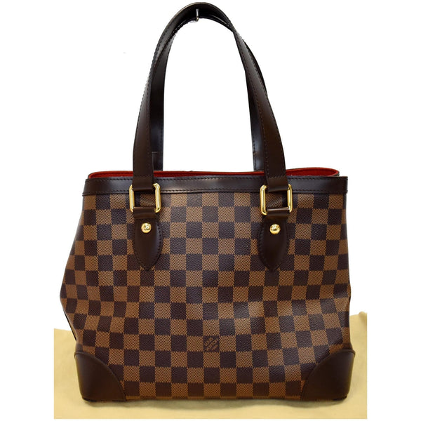 Louis Vuitton Hampstead PM Damier Ebene Shoulder Bag - front side view