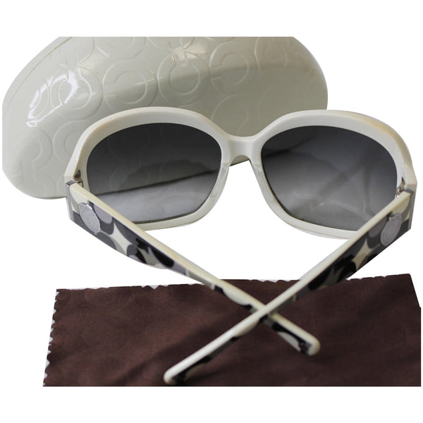 COACH Arabella Sunglasses White - Back View
