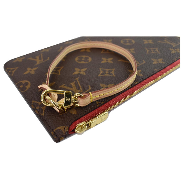 Louis Vuitton Pochette Wristlet Neverfull MM Brown