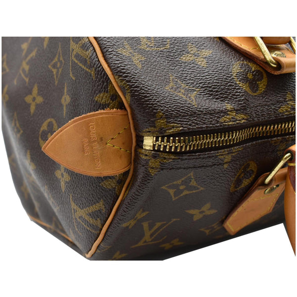 preowned Lv Speedy 30 Monogram Canvas Satchel Bag - DDH