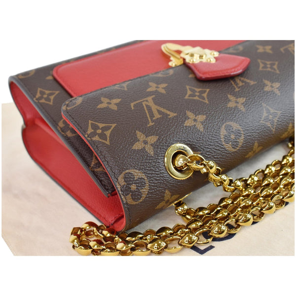 Lv Victoire Monogram Canvas Crossbody Bag corner