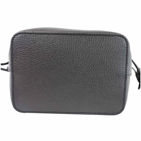 Louis Vuitton Nano Lockme Bucket Calf Leather Bag bottom side
