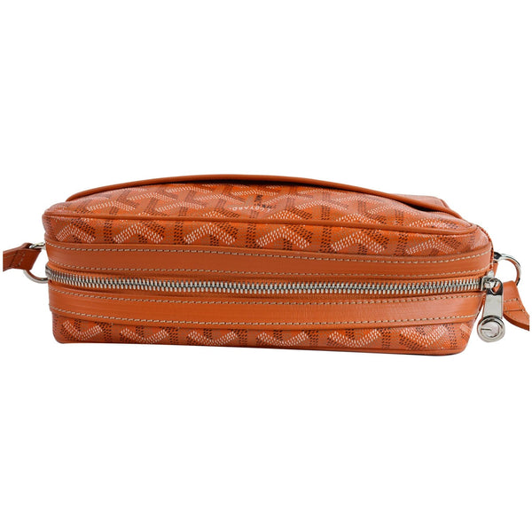 GOYARD Cap Vert Coated Canvas Messenger Bag Orange