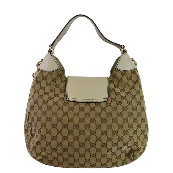 Gucci Emily Medium GG Canvas Hobo Shoulder Bag sleek design
