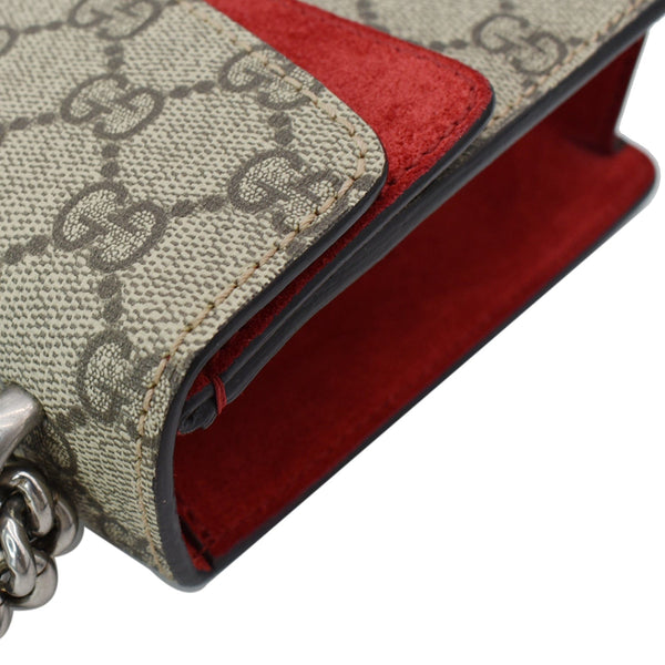 Gucci Dionysus Mini GG Supreme Canvas Crossbody Bag Beige