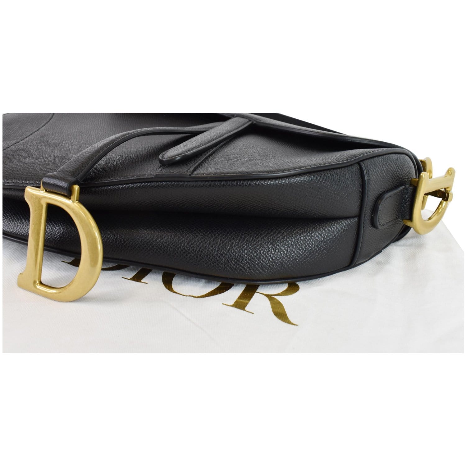 Saddle leather bag Dior Homme Black in Leather - 35520871