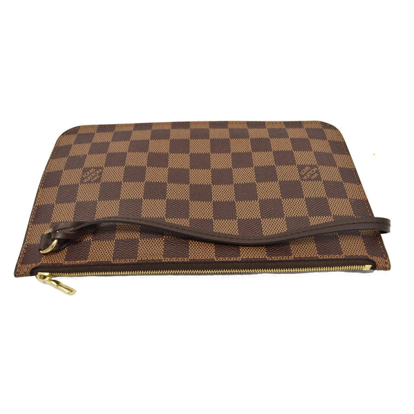 Louis Vuitton Neverfull MM Damier Ebene Wristlet Pouch - top preview | DDH