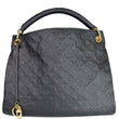 Louis Vuitton Artsy MM Empreinte Leather Shoulder Bag Black