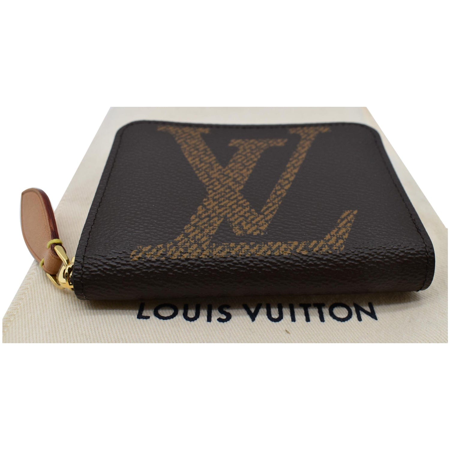 Louis Vuitton Monogram Coin Purse Change Pouch Demi Ronde 12lv1027
