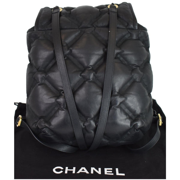 Chanel Chesterfield Quilted Calfskin Shoulder Backpack  backside