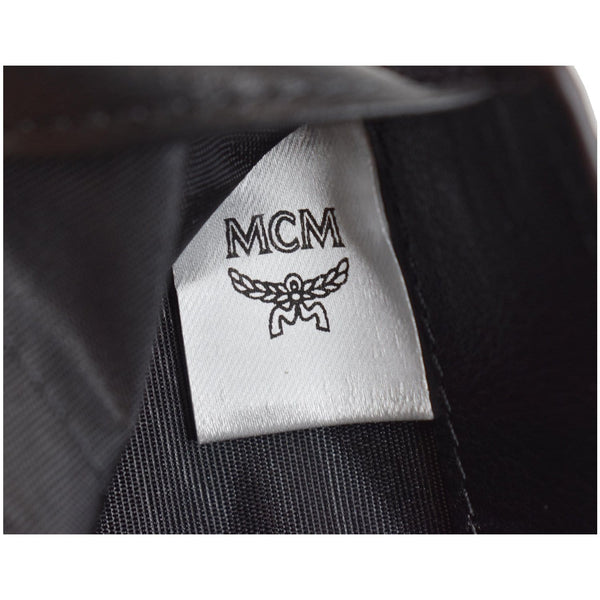 MCM Mini Klara Monogram Leather Wallet Logo