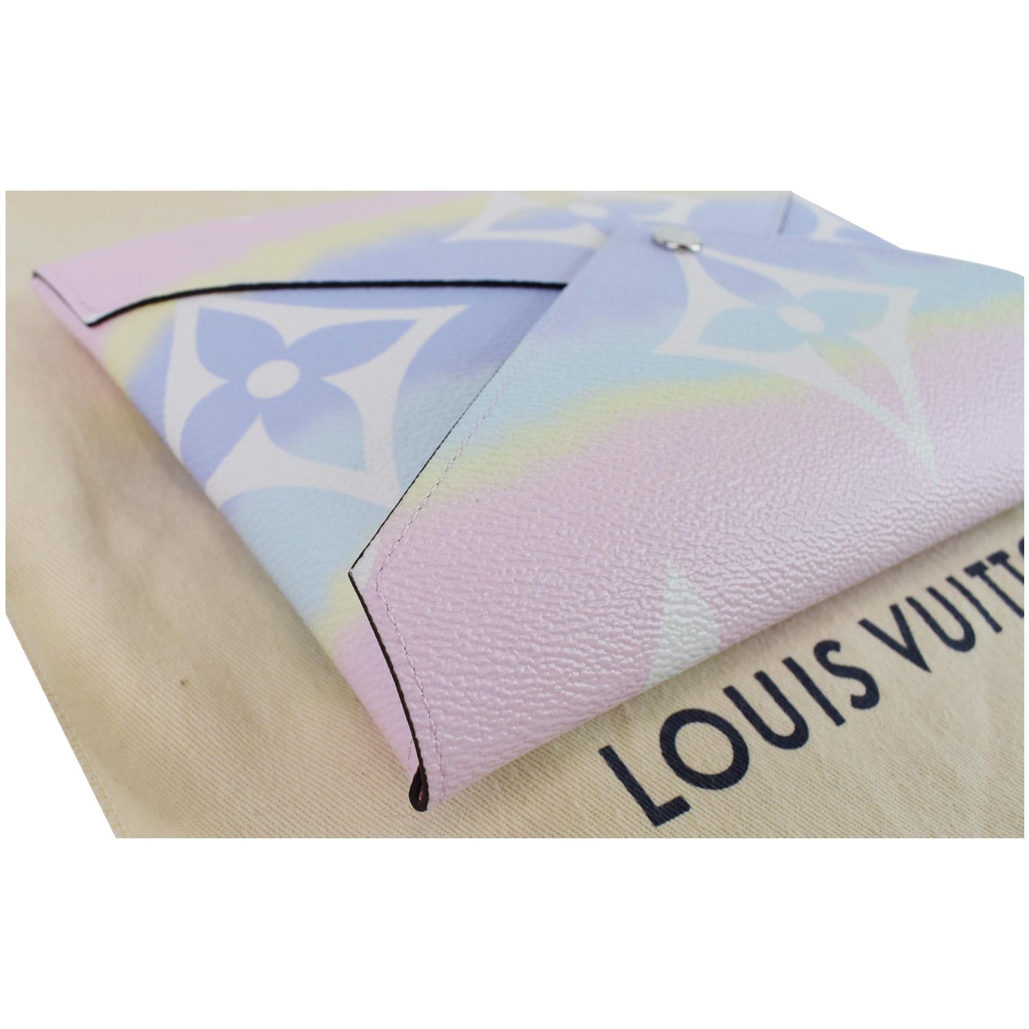 Louis Vuitton Monogram Pastel Escale Large Kirigami Pochette Insert Rose  Ballerine