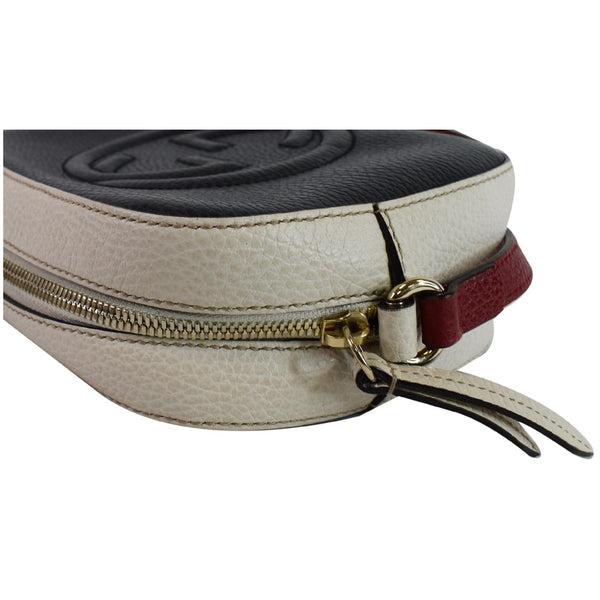 Gucci Soho Disco Small GG Leather bag corner close view