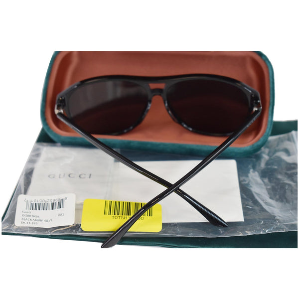 GUCCI Rectangular Sunglasses GG0016SA Black