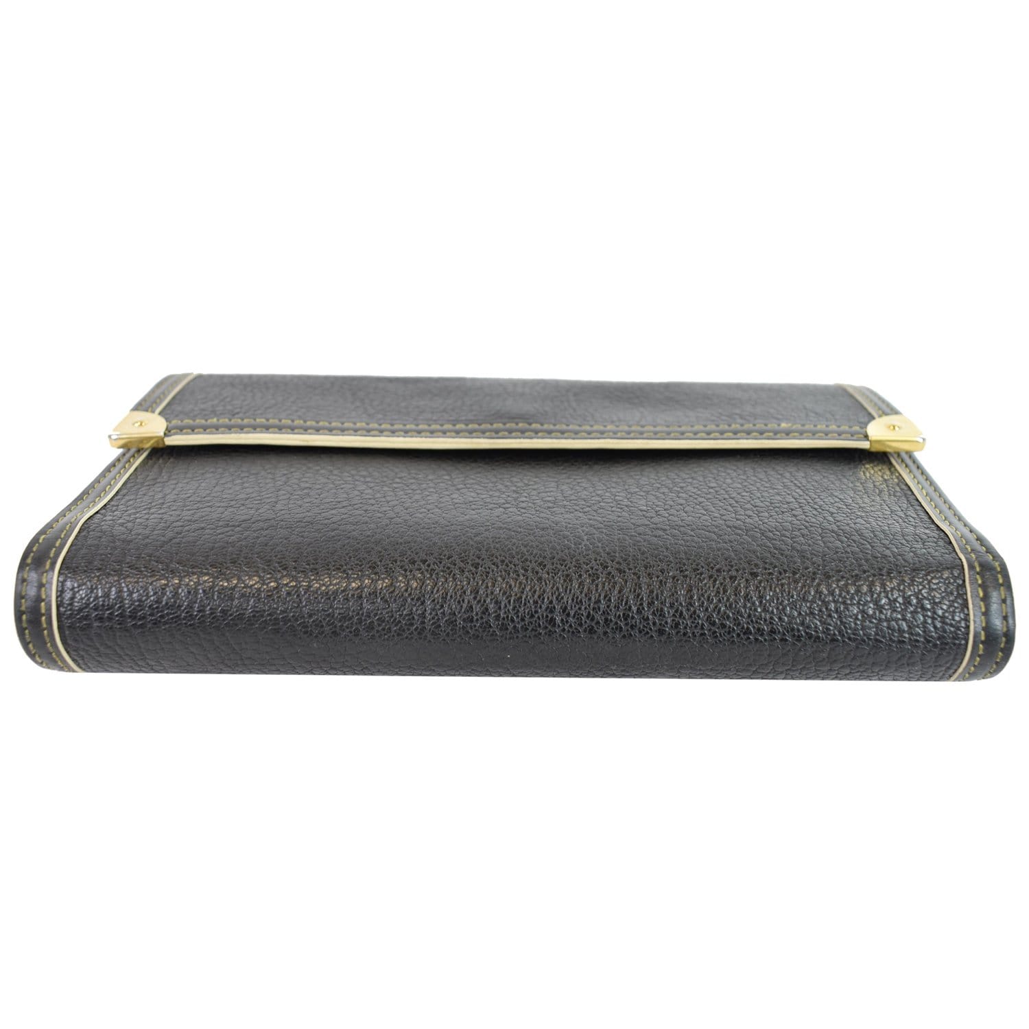 LOUIS VUITTON Suhali Compact Zipped Wallet Black 12281